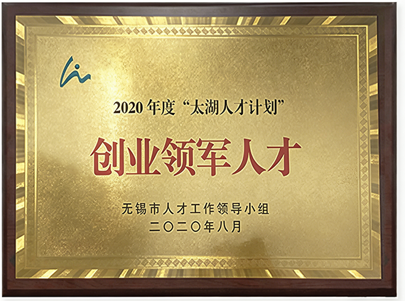 “太湖人才计划”创业领军人才